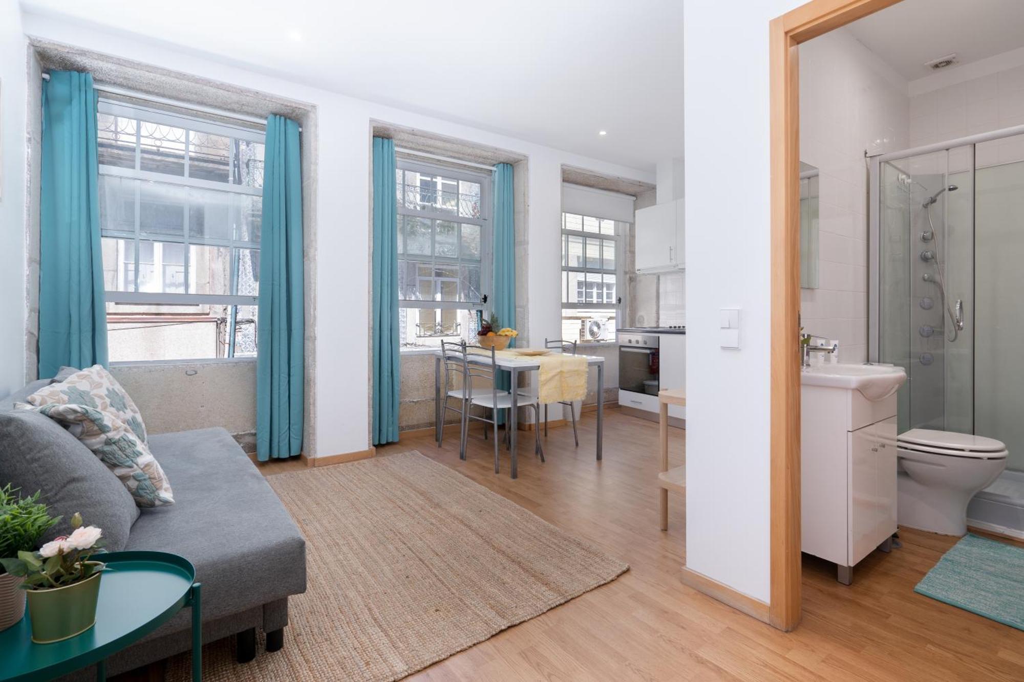 Host Wise - Colorful Fresh Flats - Batalha Lägenhet OOporto Rum bild