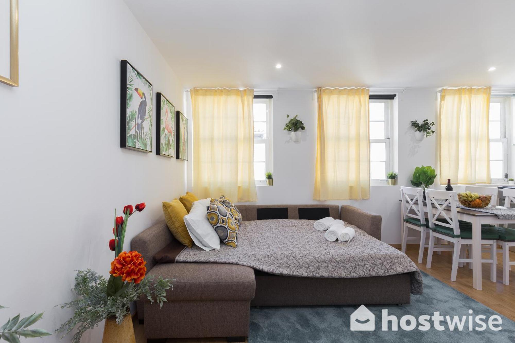 Host Wise - Colorful Fresh Flats - Batalha Lägenhet OOporto Rum bild